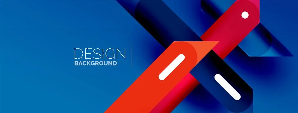 Background overlapping lines. Dynamic lines abstract wallpaper. Straight lines Stock Illustration