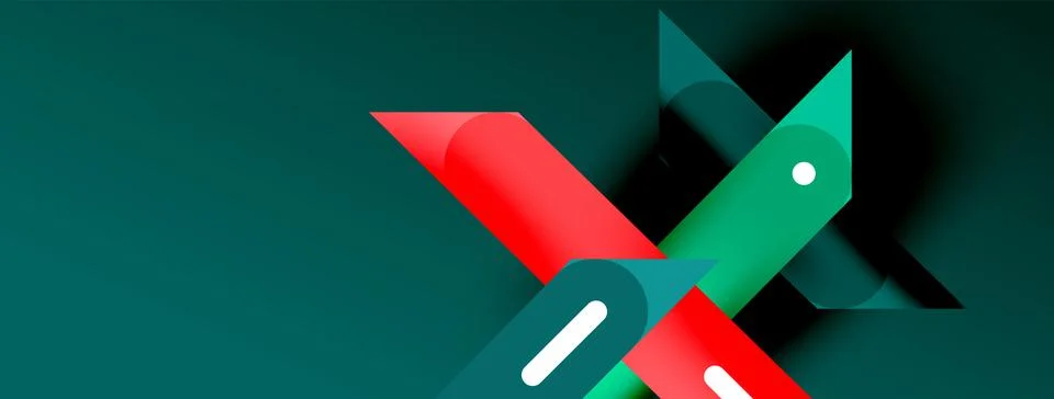 Background overlapping lines. Dynamic lines abstract wallpaper. Straight lines Stock Illustration