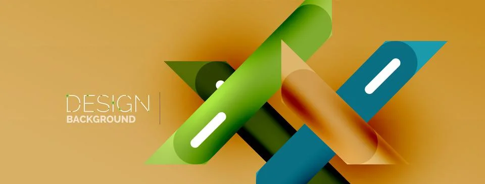 Background overlapping lines. Dynamic lines abstract wallpaper. Straight lines Stock Illustration