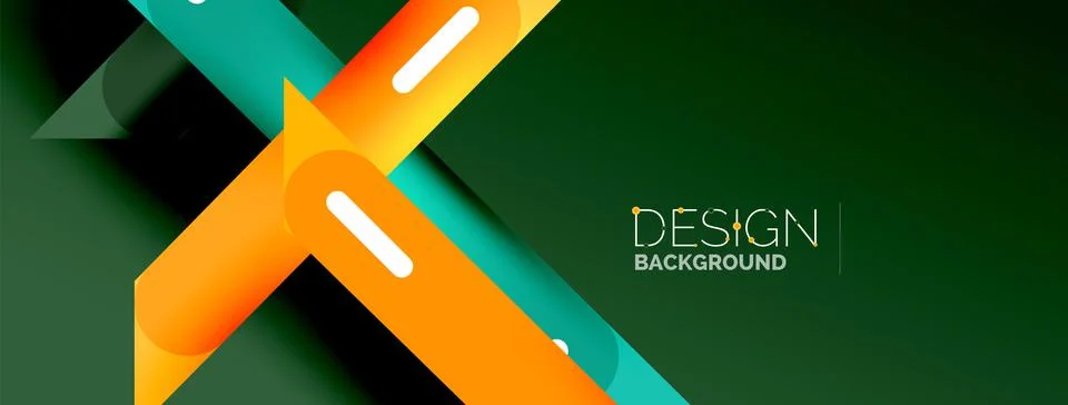 Background overlapping lines. Dynamic lines abstract wallpaper. Straight lines Stock Illustration