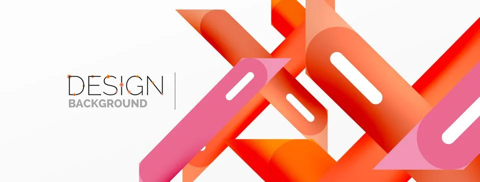 Background overlapping lines. Dynamic lines abstract wallpaper. Straight lines Stock Illustration