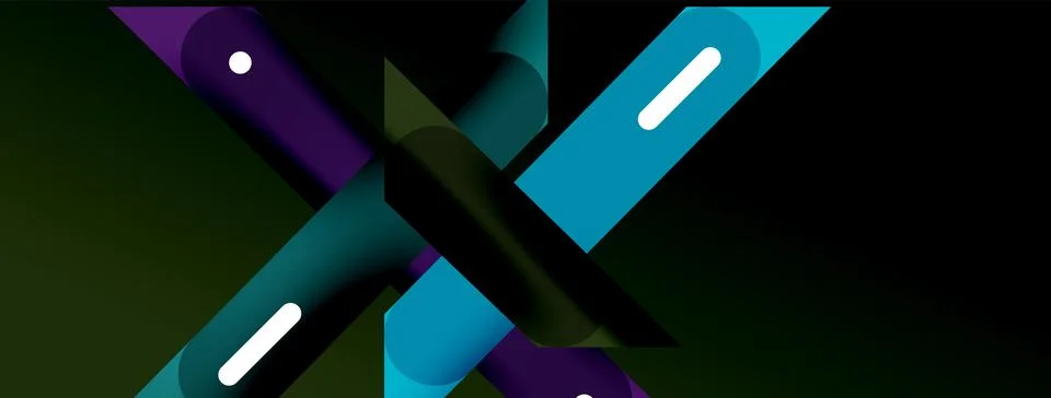 Background overlapping lines. Dynamic lines abstract wallpaper. Straight lines Stock Illustration