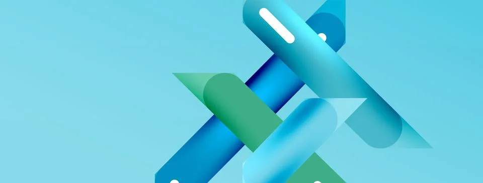 Background overlapping lines. Dynamic lines abstract wallpaper. Straight lines Stock Illustration