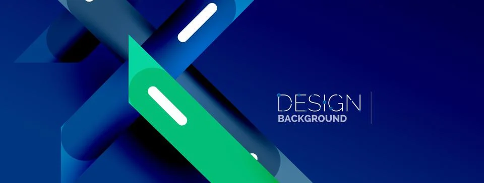 Background overlapping lines. Dynamic lines abstract wallpaper. Straight lines Stock Illustration
