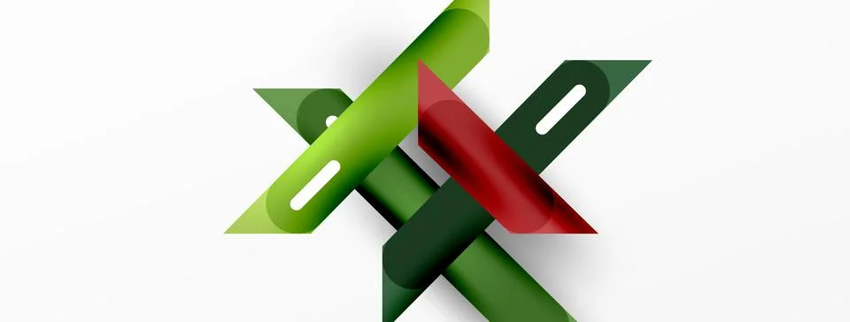 Background overlapping lines. Dynamic lines abstract wallpaper. Straight lines Illustrazione stock