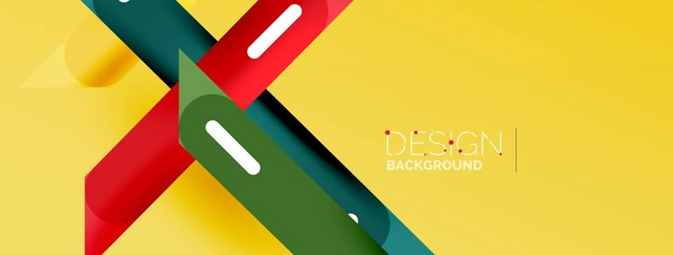 Background overlapping lines. Dynamic lines abstract wallpaper. Straight lines Stock Illustration