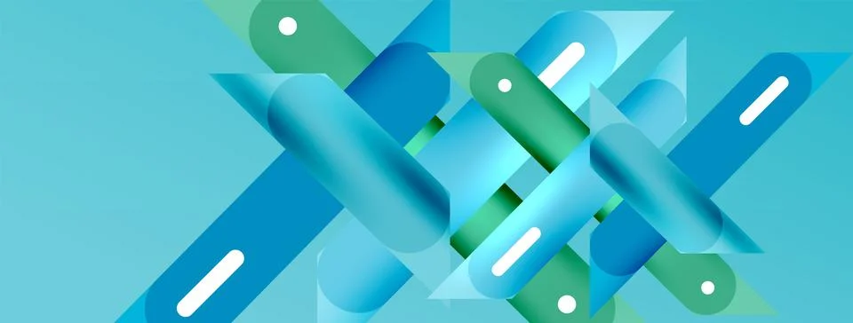 Background overlapping lines. Dynamic lines abstract wallpaper. Straight lines Stock Illustration