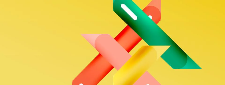 Background overlapping lines. Dynamic lines abstract wallpaper. Straight lines Stock Illustration