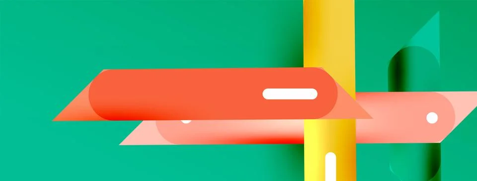 Background overlapping lines. Dynamic lines abstract wallpaper. Straight lines Stock Illustration