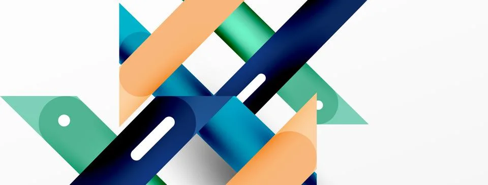 Background overlapping lines. Dynamic lines abstract wallpaper. Straight lines イラスト素材