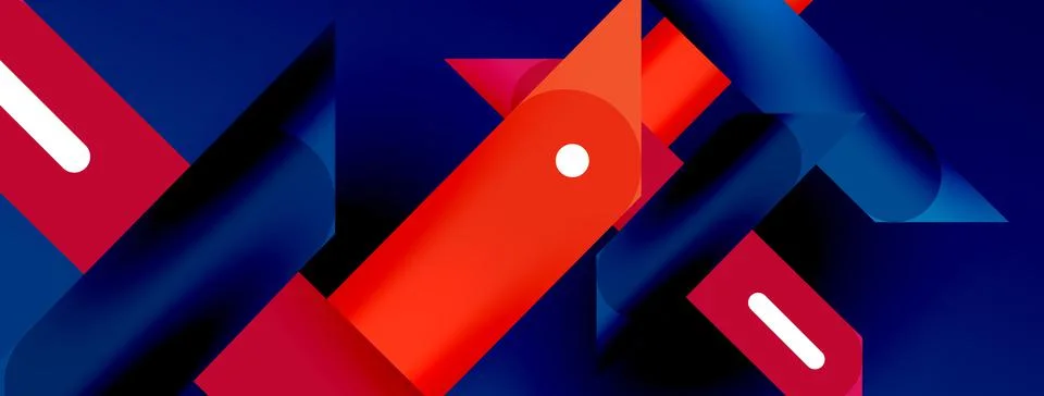 Background overlapping lines. Dynamic lines abstract wallpaper. Straight lines Stock Illustration