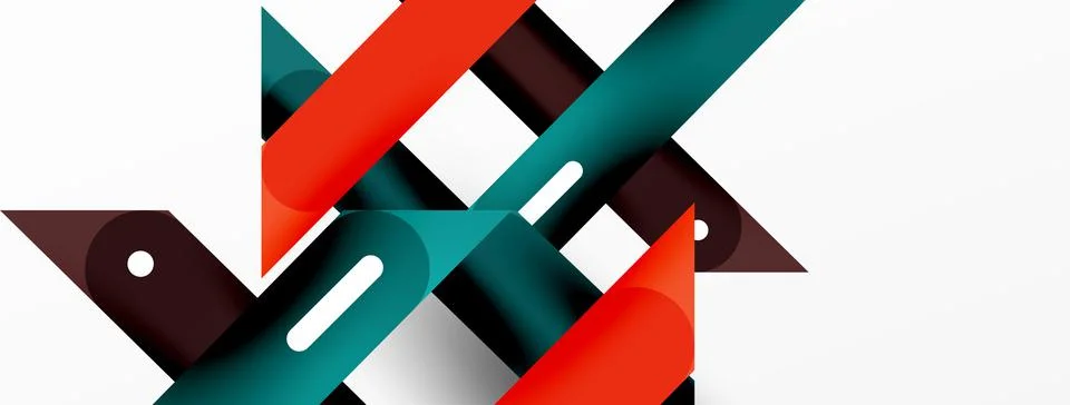 Background overlapping lines. Dynamic lines abstract wallpaper. Straight lines イラスト素材
