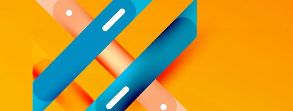 Background overlapping lines. Dynamic lines abstract wallpaper. Straight lines Stock Illustration