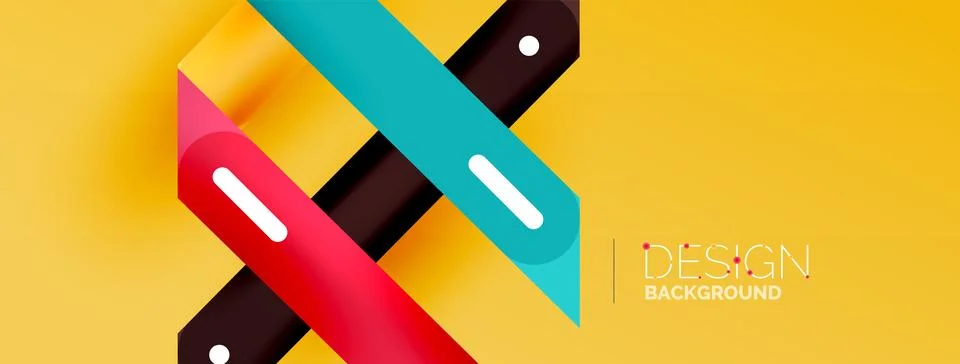 Background overlapping lines. Dynamic lines abstract wallpaper. Straight lines イラスト素材