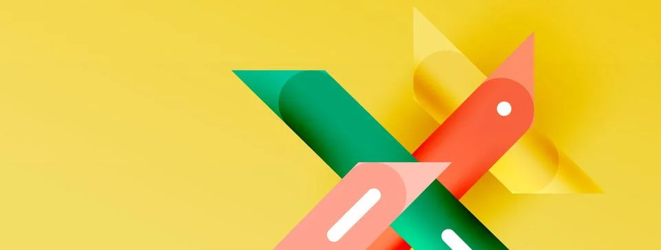 Background overlapping lines. Dynamic lines abstract wallpaper. Straight lines Stock Illustration