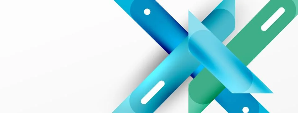 Background overlapping lines. Dynamic lines abstract wallpaper. Straight lines Stock Illustration