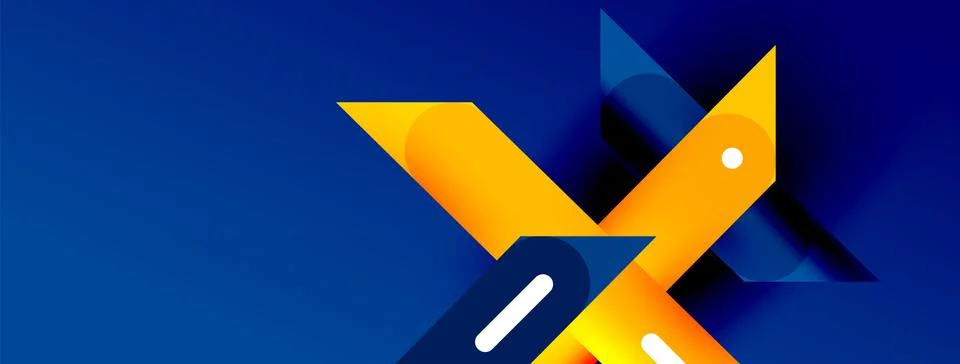 Background overlapping lines. Dynamic lines abstract wallpaper. Straight lines Stock Illustration