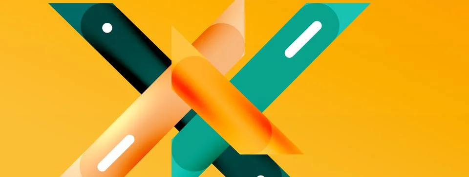 Background overlapping lines. Dynamic lines abstract wallpaper. Straight lines イラスト素材