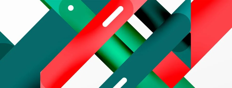 Background overlapping lines. Dynamic lines abstract wallpaper. Straight lines Illustrazione stock