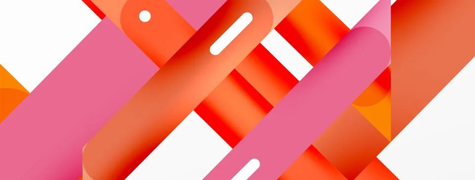 Background overlapping lines. Dynamic lines abstract wallpaper. Straight lines Stock Illustration