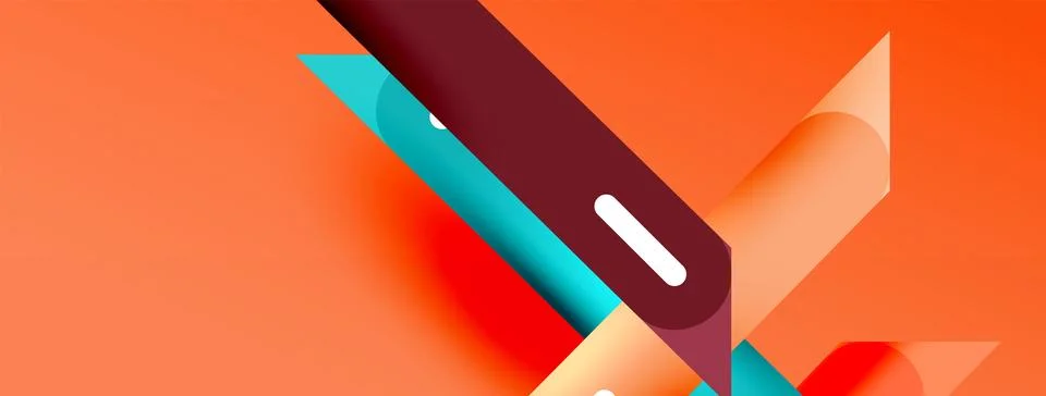 Background overlapping lines. Dynamic lines abstract wallpaper. Straight lines Stockillustratie