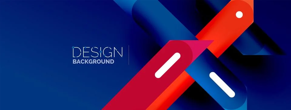 Background overlapping lines. Dynamic lines abstract wallpaper. Straight lines Stock Illustration