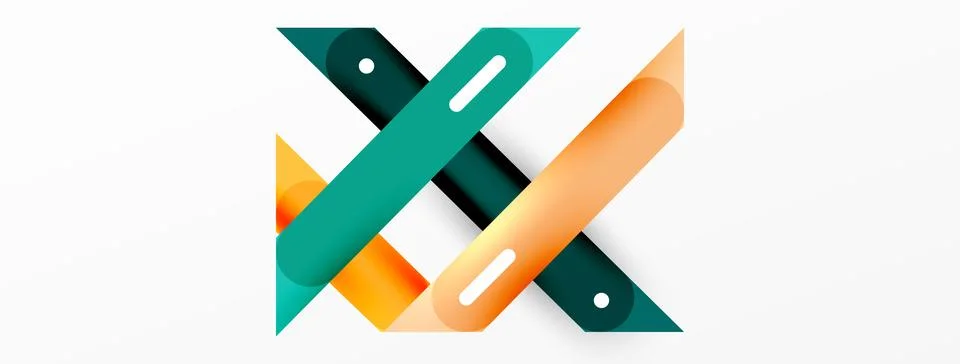 Background overlapping lines. Dynamic lines abstract wallpaper. Straight lines 스톡 일러스트