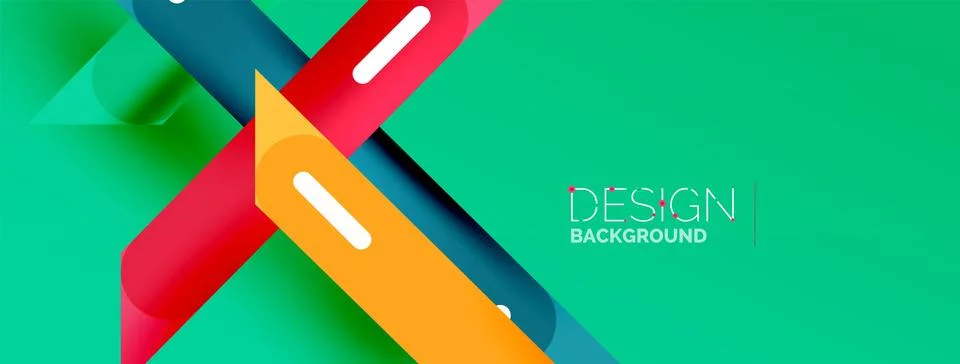 Background overlapping lines. Dynamic lines abstract wallpaper. Straight lines Stockillustratie