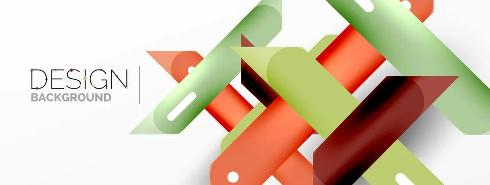 Background overlapping lines. Dynamic lines abstract wallpaper. Straight lines Stock Illustration