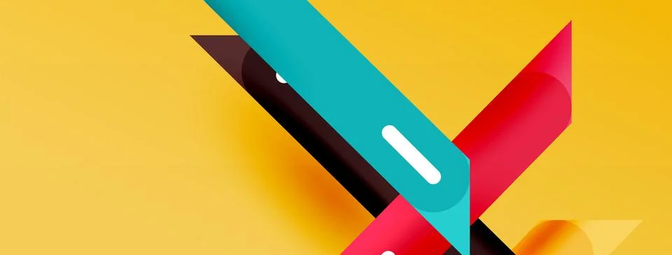Background overlapping lines. Dynamic lines abstract wallpaper. Straight lines イラスト素材