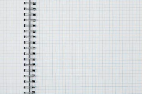 Background from page of exercise book Stock Photos