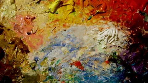Background with paint MVI 9341 85 Vídeo Stock 167854839