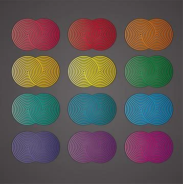 Background with palette. Stock Illustration