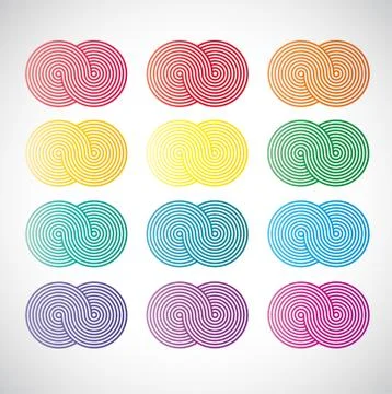 Background with palette. Illustrazione stock