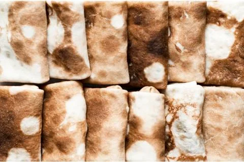 Background from pancakes Stock Photos