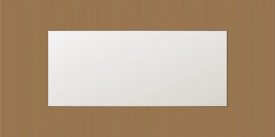 Background panel wood rectangle white blank Stock Illustration