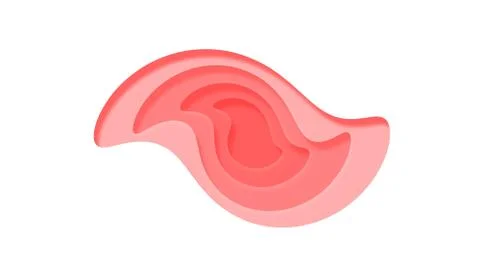 Background in paper style. Stock Illustration