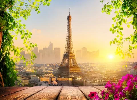 Background of Paris Stock Photos