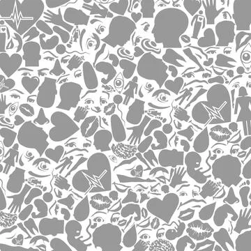 Background of a part of a body Stock Photos