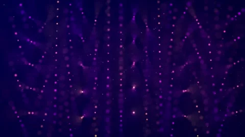 Background with particle motion on blue background, background with bokeh Video stock 243362451