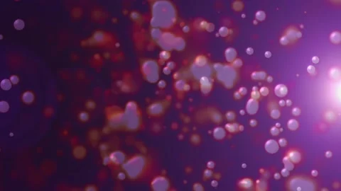 Background of particles animated from balls Stock Footage 200781802