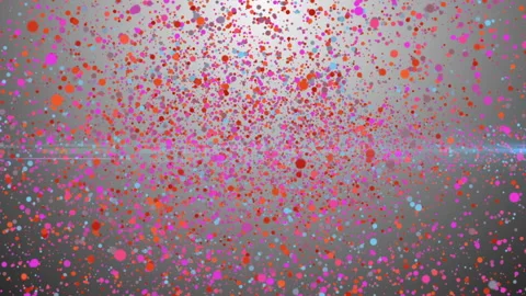 Background particles dream wall glowing colorful Stock Footage 87671670