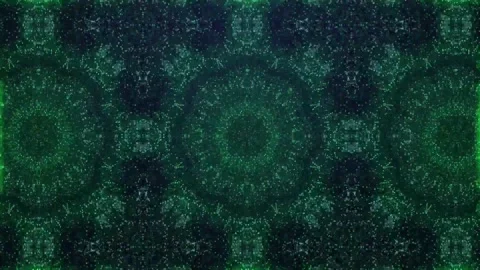 Background particles fluid animation VJ neon In 4K Stock Footage 335773042