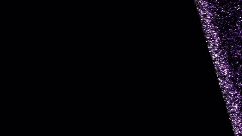 Background Particles Pushed Away By Swiping Line - Loop Purple Stock Footage 84510037