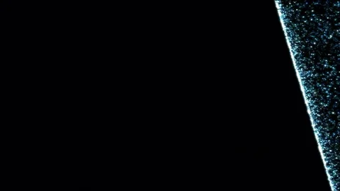 Background Particles Pushed Away By Swiping Line - Loop Blue Stock Footage 84511490