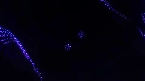 Background particles vortex neon In 4K  Abstract Background Video Stock Footage 335773046