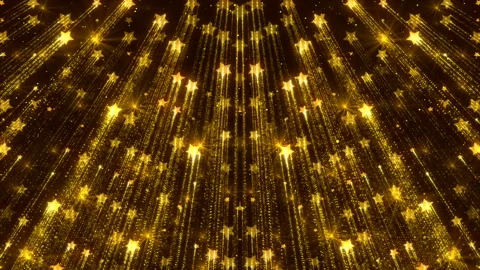 Background Particles Wall Animated Beautiful Golden Flickering Stock Footage 87350138