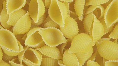 Background pasta rotate clockwise top view Stock Footage 99858302