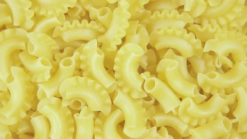 Background pasta rotate clockwise top view Stock Footage 99858553