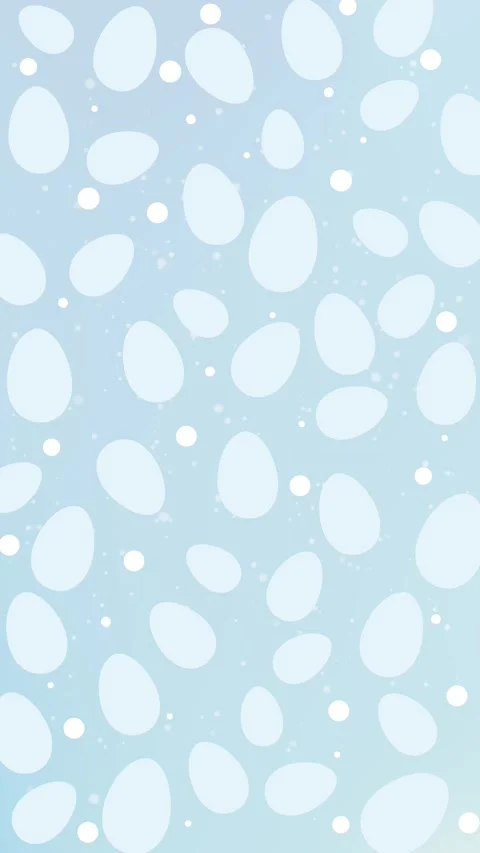 Background of pastel blue Easter eggs and white dots for Easter holiday Stock Footage 305765555